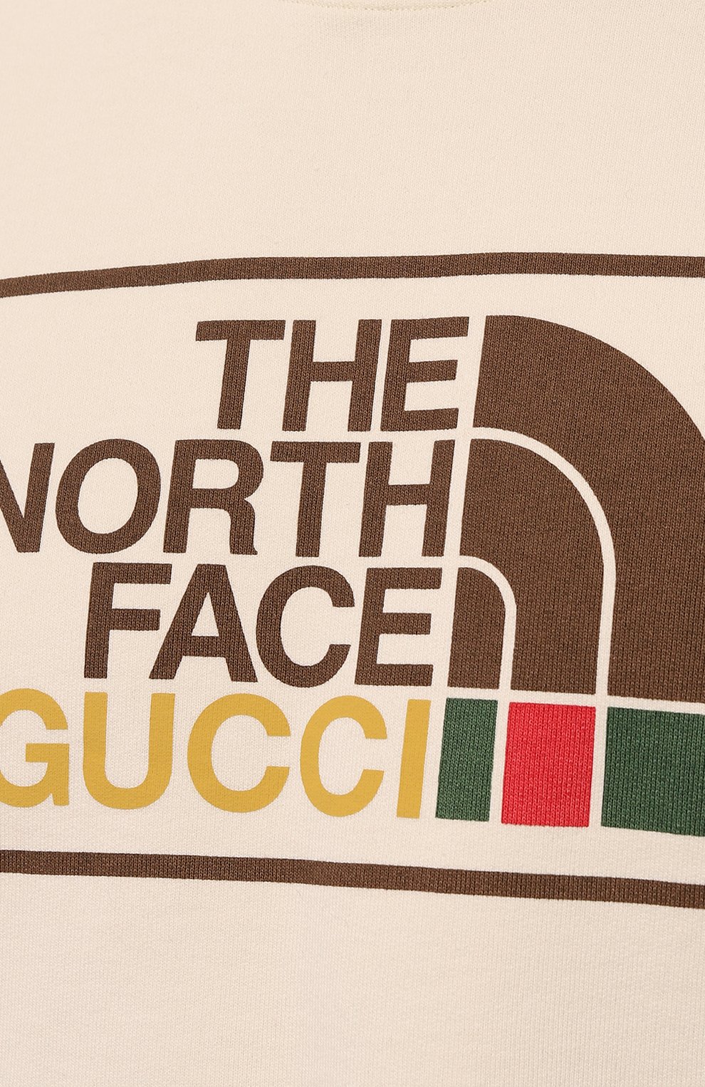 Хлопковый свитшот The North Face x Gucci Gucci 634554 XJDCM Фото 5