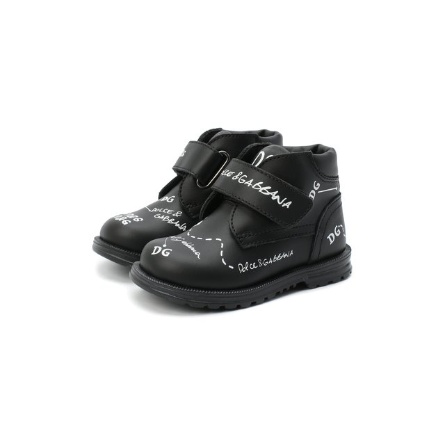 Кожаные ботинки Dolce & Gabbana DL0064/AH813
