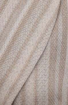 Женский жакет из льна и вискозы GIORGIO ARMANI светло-коричневого цвета, арт. 1WH0L077/T02IM | Фото 5 (Рукава: Длинные; Случай: Повседневный; Длина (для топов): Удлиненные; 1-2-бортные: Однобортные; Материал внешний: Вискоза, Лен; Женское Кросс-КТ: Жакет-одежда; Стили: Кэжуэл)