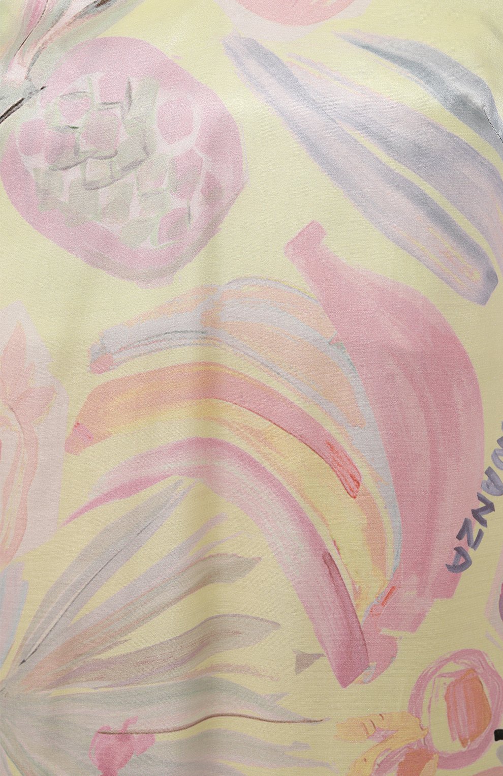 Женская сорочка из шелка и хлопка ANY WOWZERS разноцветного цвета, арт. DRS01-BNZY | Фото 5 (Материал внешний: Шелк, Хлопок)