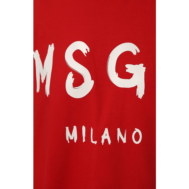 фото Хлопковая футболка msgm