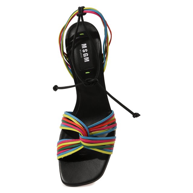 фото Кожаные босоножки msgm