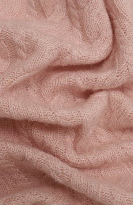Детского кашемировый плед OSCAR ET VALENTINE розового цвета, арт. W23COU05 | Фото 2 (Материал: Текстиль, Шерсть, Кашемир; Материал сплава: Проставлено; Нос: Не проставлено)