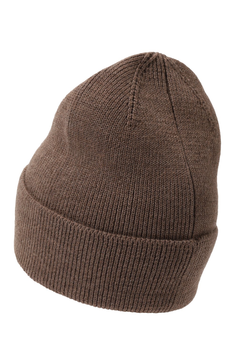 Мужская шапка ÉTUDES коричневого цвета, арт. H23NM690L00460 | Фото 2 (Материал: Текстиль, Шерсть, Синтетический материал; Кросс-КТ: Трикотаж; Материал сплава: Проставлено; Нос: Не проставлено)