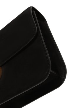 Женская сумка phoenix NEOUS черного цвета, арт. 00016B01 | Фото 3 (Сумки-технические: Сумки через плечо; Материал: Натуральная кожа; Материал сплава: Проставлено; Ремень/цепочка: На ремешке; Драгоценные камни: Проставлено; Размер: small)