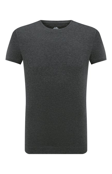 Мужская хлопковая футболка FRADI серого цвета, арт. T65/TN5425 | Фото 1 (Длина (для топов): Стандартные; Материал внешний: Хлопок; Рукава: Короткие; Принт: Без принта; Стили: Кэжуэл)