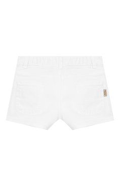 Детские джинсовые шорты MARC JACOBS (THE) белого цвета, арт. W14218/2A-5A | Фото 2 (Кросс-КТ: Деним; Материал внешний: Хлопок; Девочки Кросс-КТ: Шорты-одежда; Статус проверки: Проверена категория)