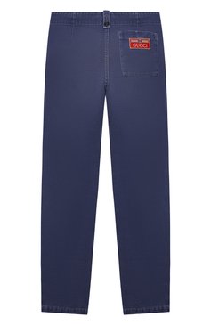 Детские джинсы из хлопка и льна GUCCI синего цвета, арт. 670839/XDBUQ | Фото 2 (Детали: Однотонный; Материал сплава: Проставлено; Нос: Не проставлено; Материал внеш�ний: Хлопок, Лен; Ростовка одежда: 10 - 11 лет | 140 - 146см, 12 лет | 152 см, 5 лет | 110 см, 6 лет | 116 см, 8 лет | 128 см)