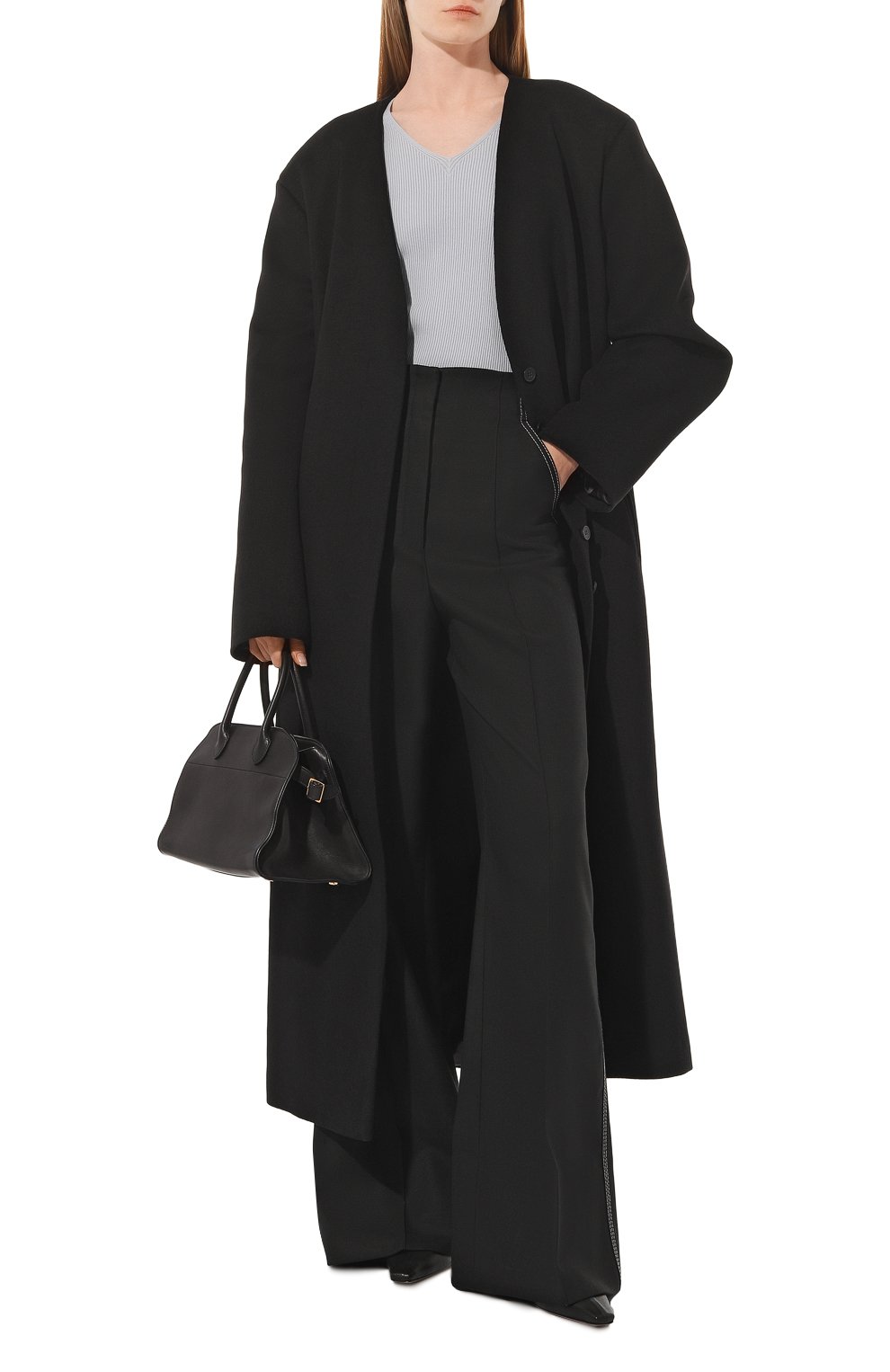 Хлопковый топ Giorgio Armani  3RAK04/AM44Z Фото 2