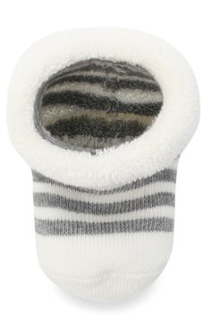 Детские хлопковые носки FALKE белого цвета, арт. 10040. | Фото 4 (Материал: Текстиль, Хлопок; Региональные ограничения белый список (Axapta Mercury): RU)