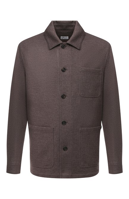 Мужская куртка из кашемира и шерсти BRIONI коричневого цвета по цене 369500 руб., арт. UJFM0L/09616 | Фото 1