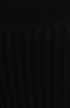 Женские брюки из шерсти и вискозы STELLA MCCARTNEY черного цвета, арт. 602890/S2240 | Фото 5 (Материал внешний: Шерсть, Вискоза; Женское Кросс-КТ: Брюки-одежда; Региональные ограничения белый список (Axapta Mercury): RU; Силуэт Ж (брюки и джинсы): Узкие; Длина (брюки, джинсы): Укороченные; Стили: Кэжуэл)
