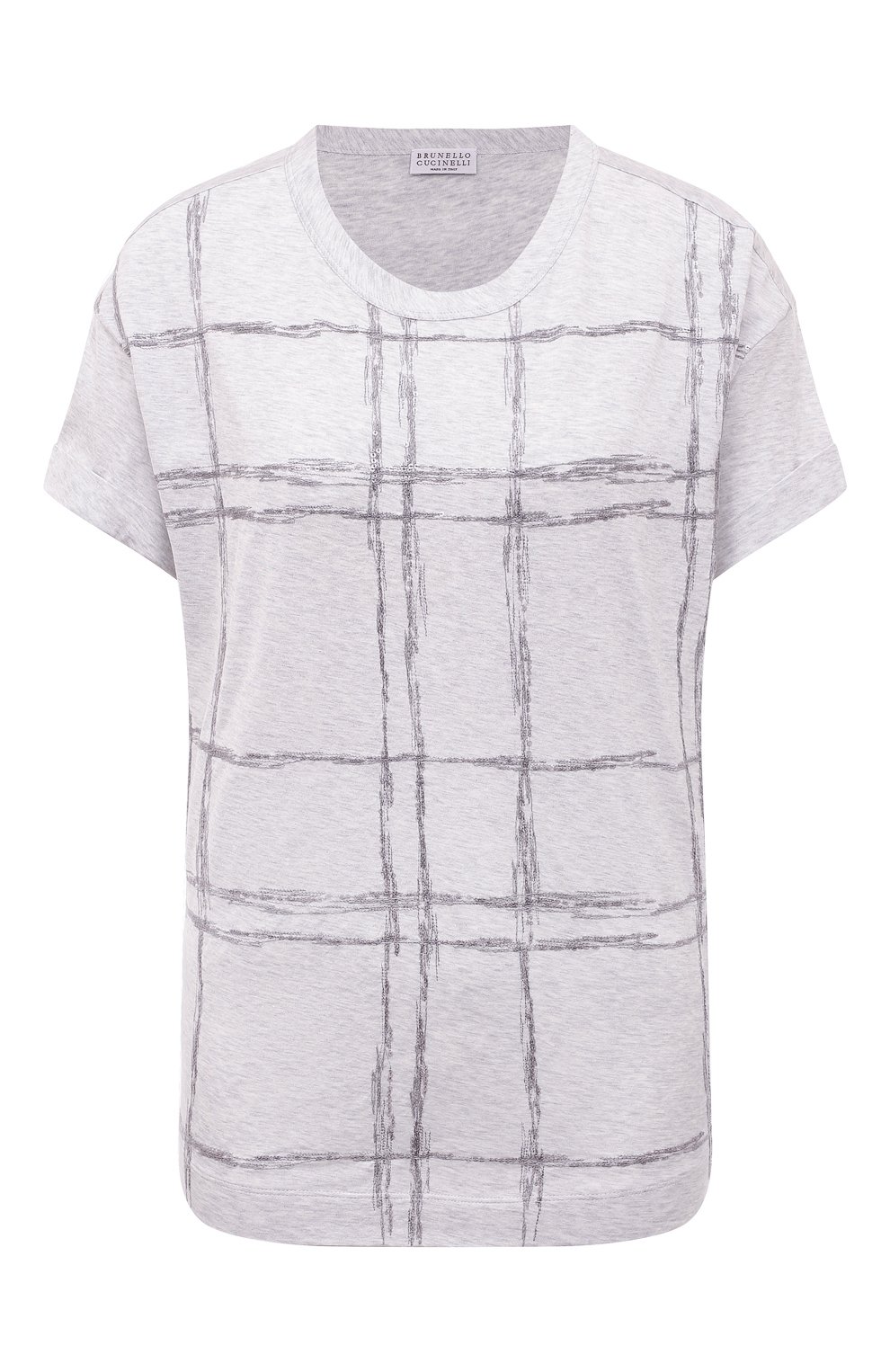 Хлопковая футболка Brunello Cucinelli M0A45B1006