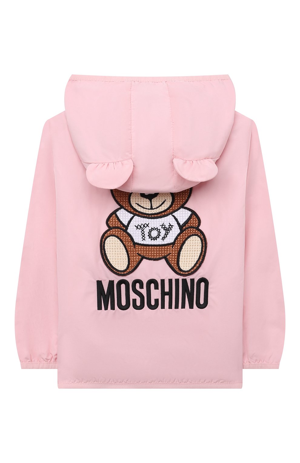 Детского ветровка MOSCHINO светло-розового цвета, арт. MMS01L/L3A39/9-12M | Фото 2 (Кросс-КТ НВ: Ветровка)