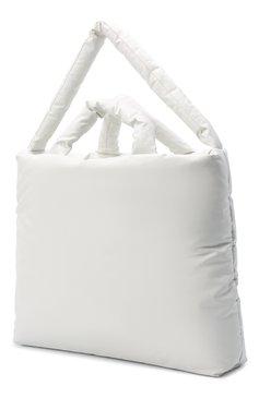 Женский сумка-шопер KASSL EDITIONS белого цвета, арт. H0L21B03100000 | Фото 4 (Сумки-технические: Сумки-шопперы; Материал: Текстиль; Размер: large)