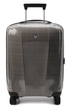 Женский дорожный чемодан we are glam RONCATO серого цвета, арт. 59530162 | Фото 4 (Материал: Пластик; Размер: large; Ограничения доставки: oversized)
