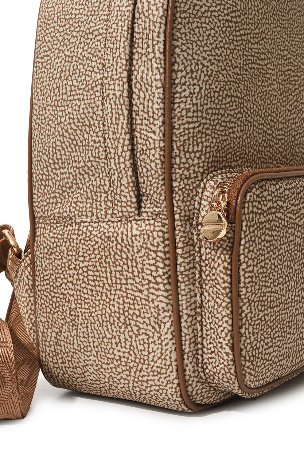 Женский рюкзак portrait medium BORBONESE бежевого цвета, арт. 933028 | Фото 3 (Материал: Текстиль; Стили: Кэжуэл)