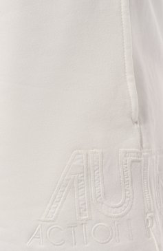 Женские хлопковые шорты AUTRY белого цвета, арт. SHIW 410W | Фото 5 (Женское Кросс-КТ: Шорты-одежда; Длина Ж (юбки, платья, шорты): Мини; Материал сплава: Проставлено; Материал внешний: Хлопок; Стили: Спорт-шик; Драгоценные камни: Проставлено)