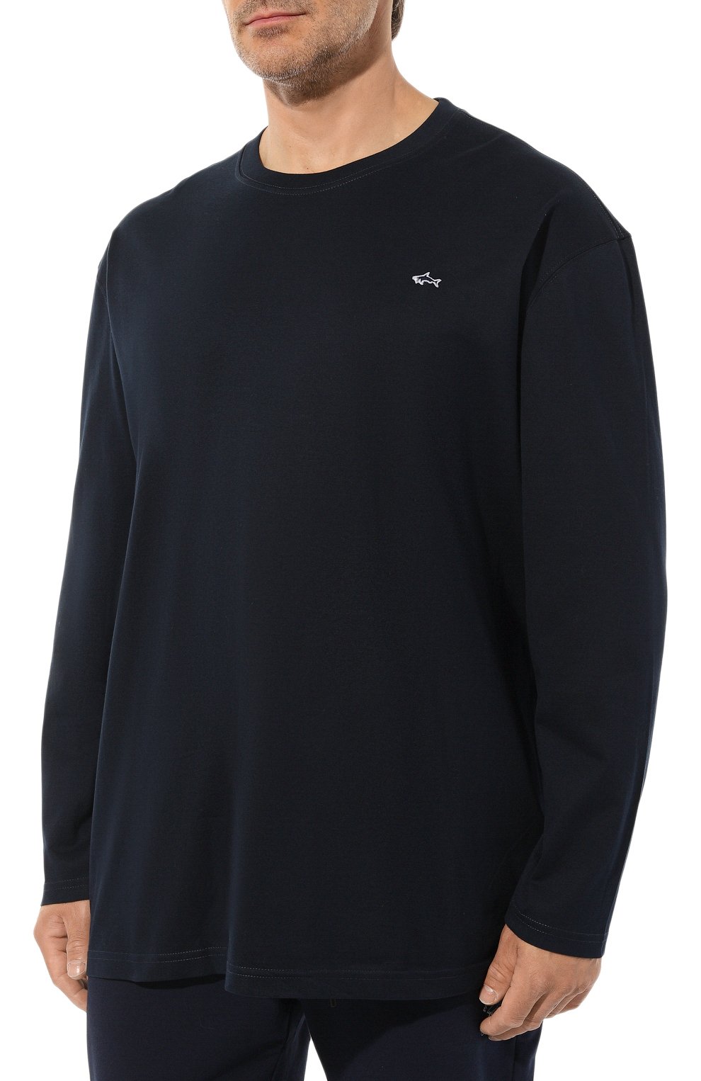 Хлопковый лонгслив Paul&Shark  C0P1093/3XL-6XL Фото 3