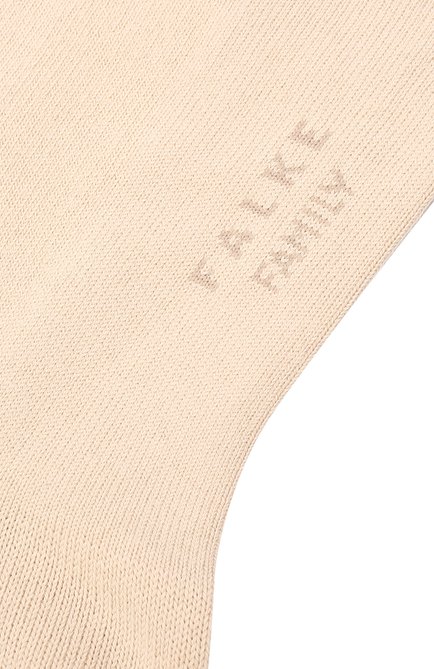 Женские хлопковые носки FALKE кремвого цвета, арт. 46489 | Фото 2 (Материал внешний: Хлопок)