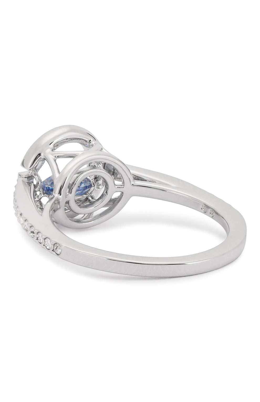 Женское кольцо sparkling SWAROVSKI серебряного цвета, арт. 5537793 | Фото 2 (Материал: Металл)