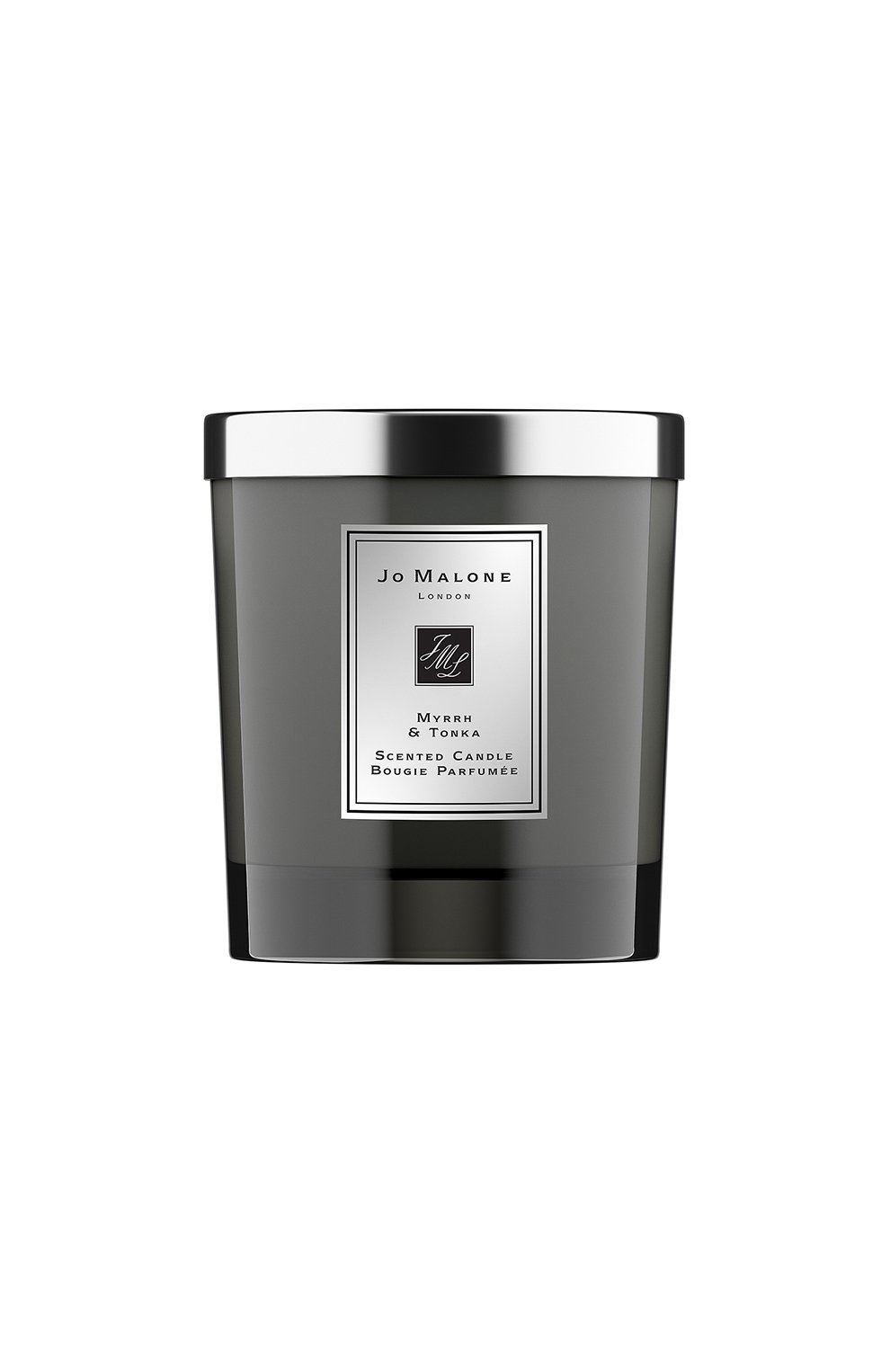 Свеча для дома myrrh & tonka JO MALONE LONDON бесцветного цвета, арт. L8M9-01 | Фото 1 (Статус проверки: Проверена категория; Ограничения доставки: flammable)