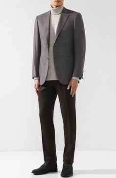 Мужские замшевые ботинки на шнуровке TOD’S темно-серого цвета, арт. XXM45A00D80RE0B603 | Фото 2 (Мужское Кросс-КТ: Ботинки-обувь, Дезерты-обувь; Материал внутренний: Натуральная кожа; Материал утеплителя: Без утеплителя; Статус проверки: Проверено, Проверена категория; Подошва: Плоская; Материал внешний: Замша; Длина стельки: 29, 29,8, 24,8, 25,7, 26,1, 26,5, 26,9, 27,4, 27,8, 28,2, 28,6)