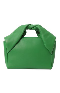 Женская сумка twister medium JW ANDERSON зеленого цвета, арт. HB0442-LA0088 | Фото 5 (Сумки-технические: Сумки top-handle; Размер: medium; Материал: Натуральная кожа; Материал сплава: Проставлено; Драгоценные камни: Проставлено)