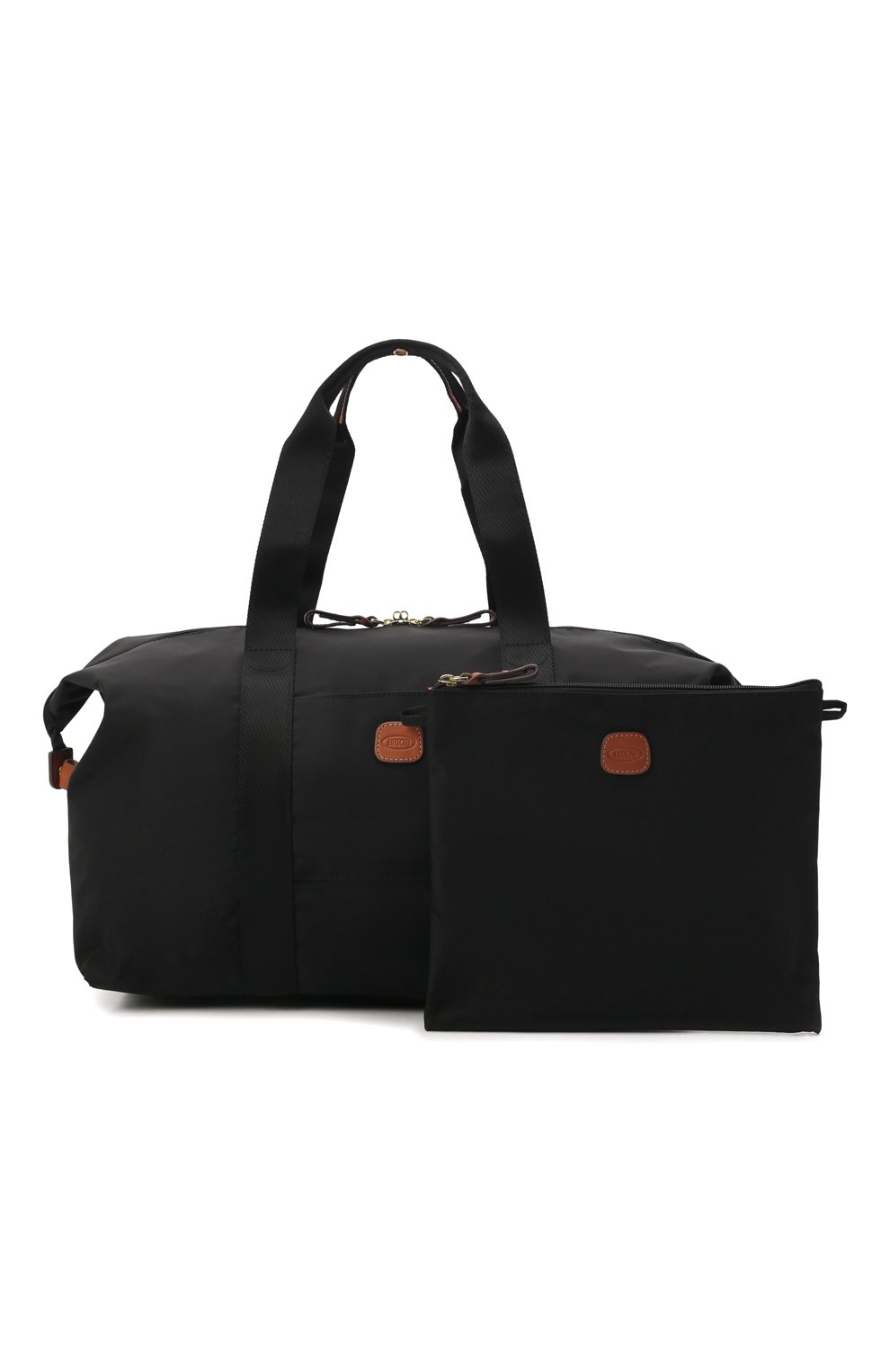 Женская дорожная сумка x-bag BRIC`S черного цвета, арт. BXG40203 | Фото 4 (Ремень/цепочка: На ремешке; Материал: Текстиль; Размер: large)