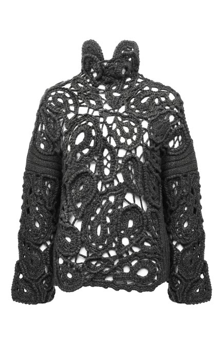 Женский кашемировый свитер BRUNELLO CUCINELLI светло-серого цвета по цене 749500 руб., арт. M52608404 | Фото 1
