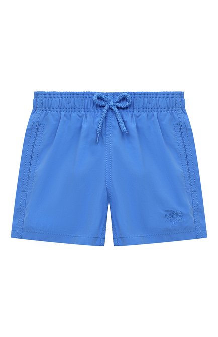 Детские плавки-шорты VILEBREQUIN синего цвета, арт. JIMU3D17/367 | Фото 1 (Кросс-КТ: Пляж; Материал внешний: Синтетический материал)