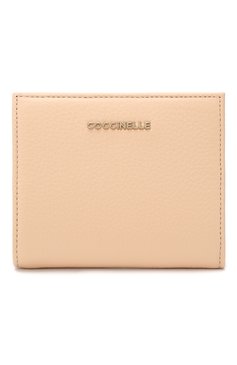 Женские кожаное портмоне COCCINELLE бежевого цвета, арт. E2 FW5 11 74 01 | Фото 1 (Материал: Натуральная кожа; Кросс-КТ: другое)