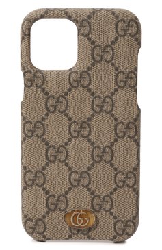 Чехол для iphone 12/12 pro GUCCI бежевого цвета, арт. 668406 K5I0S | Фото 1