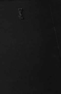Женские шорты SAINT LAURENT черного цвета, арт. 553628/Y146G | Фото 5 (Женское Кросс-КТ: Шорты-одежда; Длина Ж (юбки, платья, шорты): Мини; Материал внешний: Синтетический материал; Региональные ограничения белый список (Axapta Mercury): RU; Материал сплава: Проставлено, Проверено; Нос: Не проставлено; Статус проверки: Проверено)
