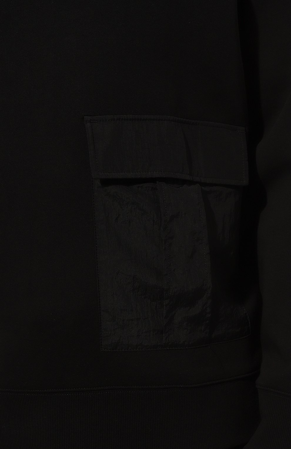 Хлопковый свитшот HUGO 50485252, цвет чёрный, размер 48 - фото 5