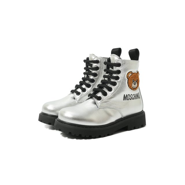 Кожаные ботинки Moschino 71868 VAR.2/28-35