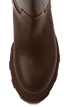 Женские кожаные сапоги GIA COUTURE коричневого цвета, арт. PERNI-07 B 122 | Фото 6 (Подошва: Платформа; Материал внешний: Кожа; Каблук высота: Низкий; Высота голенища: Высокие; Материал внутренний: Натуральная кожа; Региональные ограничения белый список (Axapta Mercury): RU; Каблук тип: Устойчивый; Материал утеплителя: Без утеплителя)