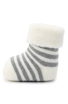 Детские хлопковые носки FALKE белого цвета, арт. 10040. | Фото 2 (Материал: Текстиль, Хлопок; Региональные ограничения белый список (Axapta Mercury): RU)