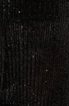 Женские брюки с пайетками IN THE MOOD FOR LOVE черного цвета, арт. PF2300400007 | Фото 5 (Длина (брюки, джинсы): Удлиненные; Силуэт Ж (брюки и джинсы): Широкие; Стили: Гламурный; Женское Кросс-КТ: Брюки-одежда; Материал внешний: Синтетический материал; Материал сплава: Проставлено; Драгоценные камни: Проставлено)