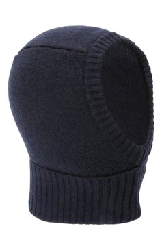 Детского шерстяная шапка-балаклава IL TRENINO темно-синего цвета, арт. CL 4101/VB | Ф ото 1 (Материал: Текстиль, Кашемир, Шерсть)