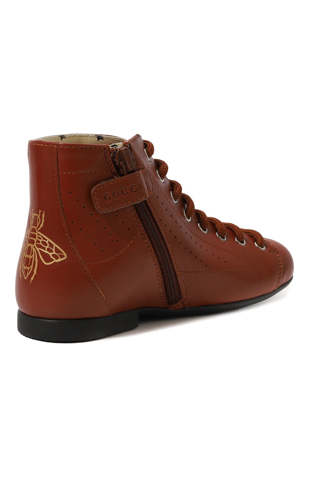 Кожаные ботинки Gucci  627472 C9D10 Фото 3