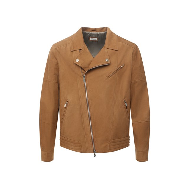фото Кожаная куртка brunello cucinelli