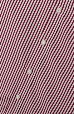 Детская хлопковая рубашка BRUNELLO CUCINELLI бордового цвета, арт. BN6003008B | Фото 3 (Рукава: Длинные; Случай: Повседневный; Принт: С принтом; Материал внешний: Хлопок; Статус проверки: Проверена категория)