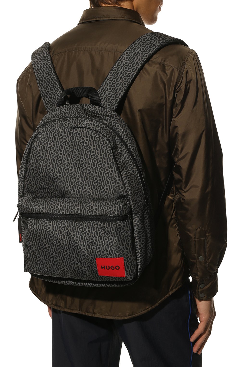 Текстильный рюкзак HUGO 50475036, цвет чёрный, размер NS - фото 2