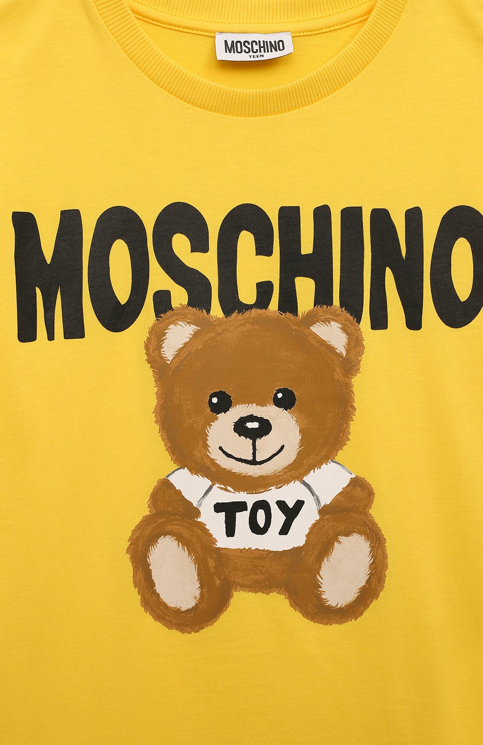 Хлопковая футболка Moschino H0M03R/LAA23/10-14 Фото 3