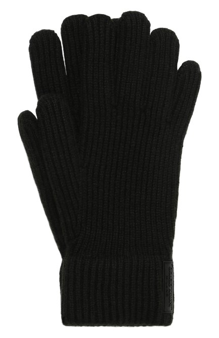 Мужские кашемировые перчатки GIORGIO ARMANI темно-синего цвета, арт. 744141/1A200 | Фото 1 (Материал: Шерсть, Текстиль, Кашемир; Кросс-КТ: Трикотаж)