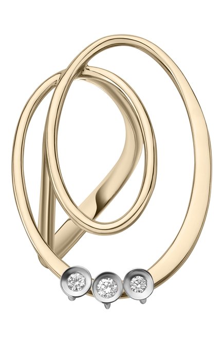 Женские кольцо chips MATTIOLI бесцветного цвета, арт. MAN75033R | Фото 1 (Материал сплава: Розовое золото, Белое золото; Драгоценные камни: Бриллианты)