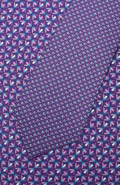 Мужской комплект из галстука и платка LANVIN фиолетового цвета, арт. 4250/TIE SET | Фото 5 (Материал: Текстиль, Шелк)