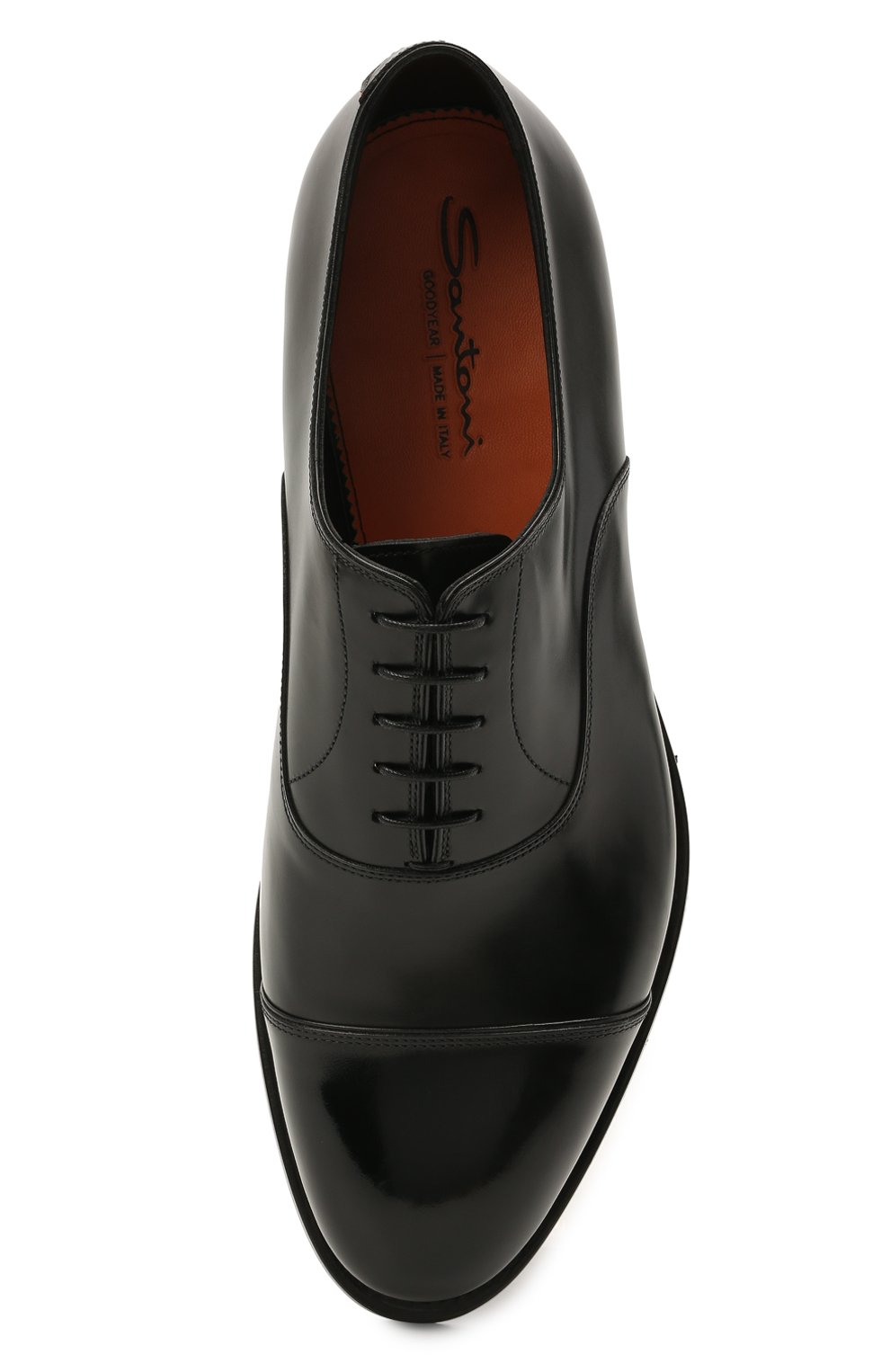 фото Кожаные оксфорды santoni