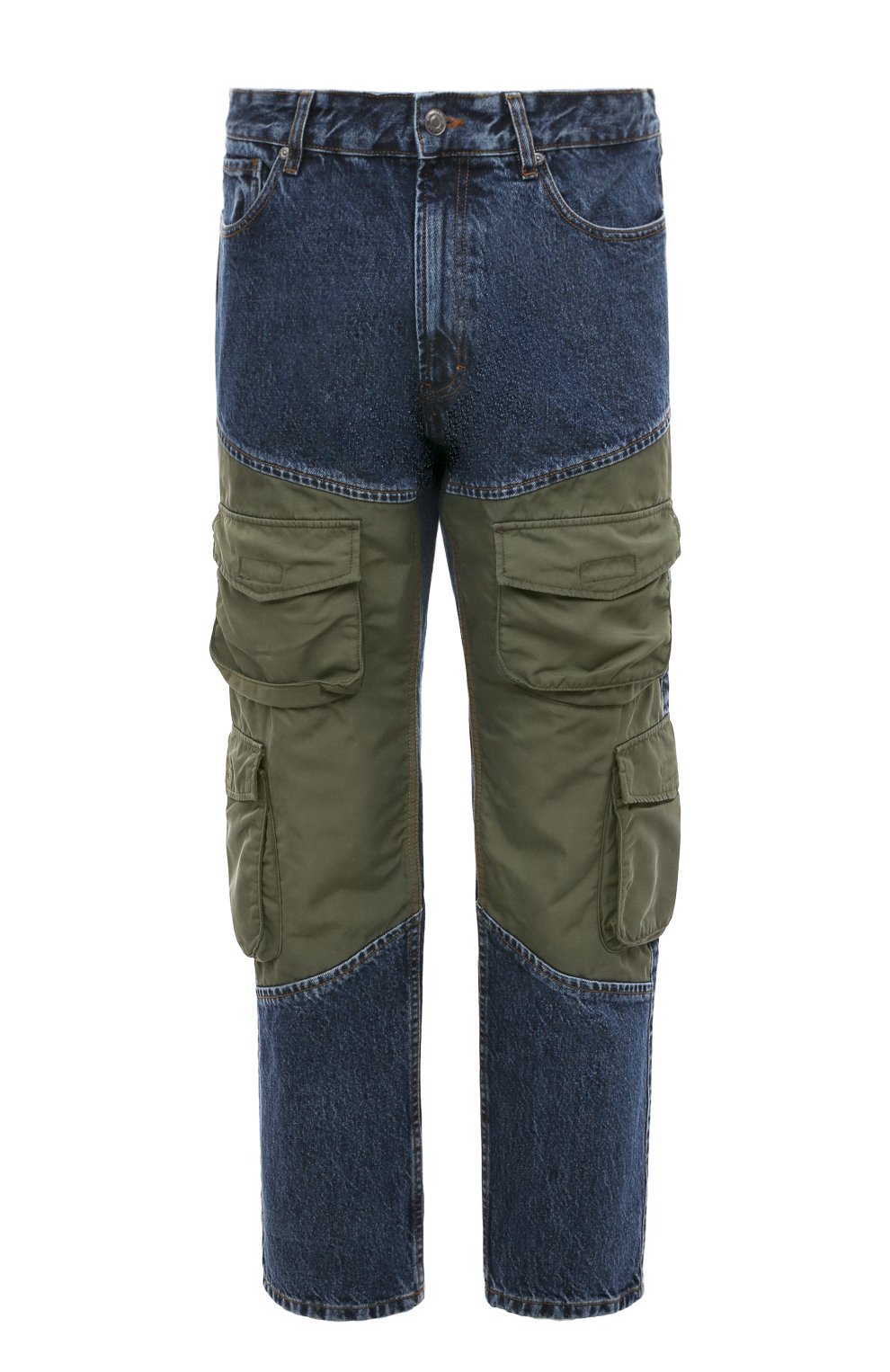 Комбинированные джинсы HUGO 50493892, цвет синий, размер 48